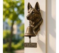 Zegaqae Sonnette De Bienvenue pour Chien | Cloche De Bienvenue Vintage en Résine pour Chien | Suspendre sur Le Thème des Animaux, pour Portail De Jardin Cour De Maison