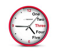 ZEGAR - CIENNY Prague CZERWONY