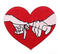 ZEGIN Patch brodé en Forme de Promis juré, à Coudre ou à Coller avec Fer à Repasser