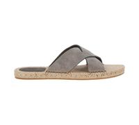 Zegna - Sandale Espadrille en Daim - Homme - Chaussures - Gris - Taille: 43 1/2 EU