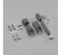 Zehnder Accessoires de montage de cloison, avec pieds-supports, pour Toga électrique, 931149#A3,