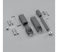 Zehnder Accessoires de montage de cloison, avec pieds-supports, pour Toga électrique, 931249#A3,
