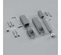 Zehnder Accessoires de montage de cloison, avec pieds-supports, pour Toga électrique, 931249#A5,