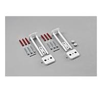 Set de montage Zehnder sÃ©parateur de piÃšce pour Yucca asymÃ©trique, blanc - 936011