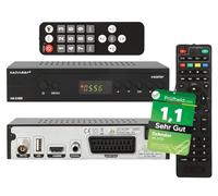 Zehnder HX 2100 Récepteur câble Full HD avec fonction d'enregistrement PVR, récepteur DVB-C pour télévision par câble (récepteur Zehnder HX-2100 + télécommande pour seniors)