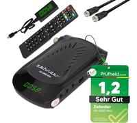 Zehnder HX 2600 Mini récepteur satellite numérique avec fonction d'enregistrement, compatible HD, pour parabole satellite (récepteur 2600 + câble satellite)