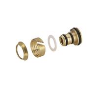 Zehnder Kit d'anneaux de serrage pour tuyau de raccordement Ø 16x2 mm, 2 éléments, 842060,