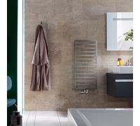 Zehnder Quaro Sèche-serviettes, fonctionnement mixte ou à eau chaude, ZQ100145A300000, QA-100-045