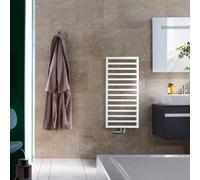 Zehnder quaro Design- Radiateurs salle de bain ZQ100145B100000 QA -100-045, 971 x 450 mm, blanc, RAL 9016