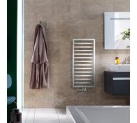 Zehnder Quaro Sèche-serviettes, fonctionnement mixte ou à eau chaude, ZQ100145CR00000, QAC-100-045