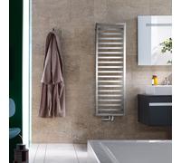 Zehnder Quaro Sèche-serviettes, fonctionnement mixte ou à eau chaude, ZQ100245CR00000, QAC-140-045