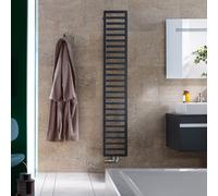 Zehnder quaro Design- Radiateurs salle de bain ZQ100330AW00000 QA -180-030, 1835 x 300 mm, gris anthracite, RAL 7016