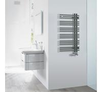 Zehnder Yucca Asym Sèche-serviettes, fonctionnement mixte ou à eau chaude, ZY300148A300000, YA-090-050
