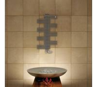 Zehnder yucca Design Radiateurs salle de bain ZY100250A300000 YS-090-050, 908 x 500 mm, aluminium gris, monocouche