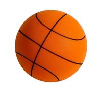Zeiayuas Ballon de Basket Silencieux Basket Dribbling en Intérieur Mini Balle de Jouet Éducatif Basketball Game Gadget Toy Léger Et Silencieux Home Decor for Basketball Lovers (Orange, 18cm)