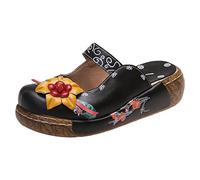 Zeiayuas Chaussures Escarpins Femme Nouveau Sandales Plateforme Chaussures Été Premium Orthopédiques Confortable à Talons Plats Rétro Confortables Sandales 2024