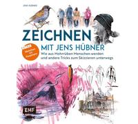 Zeichnen mit Jens Hübner - Entschleunigen durch Zeichnen: Wie aus Mohrrüben Menschen werden und andere Tricks zum Skizzieren unterwegs | Extra: Sketchen mit Finelinern