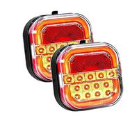 ZEID Trendfetchus Car LED Trailer Lights, Brake & Turn Signal Lamps, Magnetic Ip67 Waterproof, Wireless Ip67 Waterproof Tail, Long-Lasting LED Kit for Trucks, Rvs, Campers, Utility Trailers