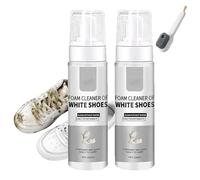 ZEID Uncloud - Water-Free Foam Shoe Cleaner, 200ml Unbloo Foam Shoe Cleaner, Convenient And Quick Easily, Water Free Shoe Cleaner With Brush, Sneaker Cleaning Kit For Various Fabrics (2 Set)