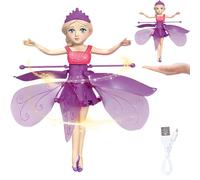 ZeiLaBang Kakadi Fée volante, Sky Dancers Flying Princess, poupée volante, fée flottante, convient aux filles âgées de 3 à 5 ans, cadeau de jouet pour la fête des enfants