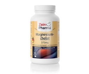 Zein Pharma - Chélate de magnésium, 375mg - 120 gélules
