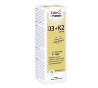 Zein Pharma - Spray Vitamine D3 + K2, Menthe poivrée - 25 ml