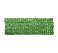 Zeiquah Brise-vue pour balcon avec feuilles vertes - 300 x 100 cm - Protection UV durable - Matériau résistant aux intempéries - Idéal pour balcon, terrasse et jardin - Avec support stable et réglage