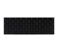 Zeiquah Lot de 5 tapis d'escalier en caoutchouc antidérapants pour escaliers intérieurs et extérieurs, durables, absorbant les chocs, nettoyage facile, idéal pour couloir, escalier, entrée - 25 x 75
