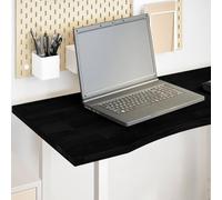 Zeiquah Plateau de table marron foncé 100 x 50 x 2,5 cm en bois de chêne massif durable pour bureau, table à manger, cuisine ou établi, accessoires de meubles et de rénovation polyvalents