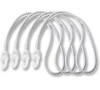 Zeising 4 Pack Rubber Bungee Cord 40cm-Premium Durable Sailing Ties With Rubber Buckle And Hook For Boat Wearing And Cargo Safety