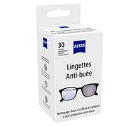 Parapharmacie en ligne > Matériel Médical > Aides au maintien à domicile > Solutions d'aide à la vie quotidienne Zeiss Lingettes Anti-Buée pour Lunettes Lingettes x 30