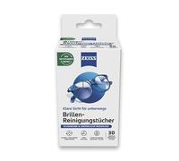 ZEISS Lot de 10 lingettes de nettoyage pour lunettes - Durable, sans traces et recyclables