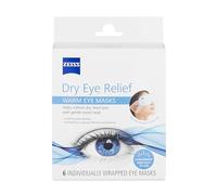 ZEISS Lot de 6 masques chauds pour les yeux pour soulager les yeux secs