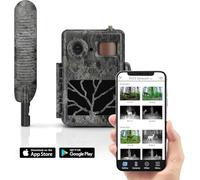 ZEISS Secacam 7 Caméra de Chasse Connectée 4G LTE, SIM, SD 32 Go, APP, 12MP, HD1080, Intelligence Artificielle, Vision Nocturne Couleurs, Détection IR25 m, Étanche IP66, Flash Invisible, Surveillance