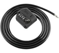 ZEISS Secacam Câble antivol avec code - 185 cm de long, câble en acier de 8 mm d'épaisseur - Cadenas à combinaison résistant aux intempéries pour caméra de chasse, caméras de surveillance et sécurité