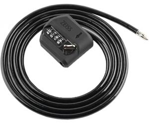 ZEISS Secacam Câble antivol avec code - 185 cm de long, câble en acier de 8 mm d'épaisseur - Cadenas à combinaison résistant aux intempéries pour caméra de chasse, caméras de surveillance et sécurité