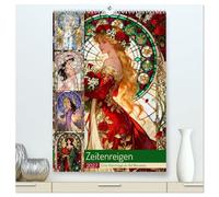 Zeitenreigen (hochwertiger Premium Wandkalender 2027 DIN A2 hoch), Kunstdruck in Hochglanz: Eine Hommage an Art Nouveau