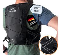 zeitgeist OUTDOOR® Gilet de course pour homme et femme 4 l | Coupe optimale | Respirant | Sac à dos de course ultra léger 210 g Sac à dos d'hydratation Sac à dos de course à pied Sac à dos de cyclisme