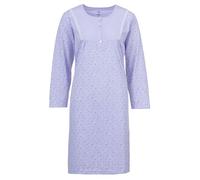 Zeitlos Chemise de Nuit Dames Douce Manches Longues Vêtement de Nuit, Farbe:Flieder, Größe-Damen:L