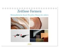 Zeitlose Formen (Tischkalender 2026 DIN A5 quer), CALVENDO Monatskalender: Dieser Kalender vereint abstrakte Formen, klare Linien und sanfte Farben zu ... für alle, die Design und Ästhetik lieben.