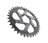 Zeiwohndc 30T / 32T / 34T / 36T / 38T Pédalier de vélo en alliage d'aluminium offset 3 mm étroit large plateau de chaîne de VTT