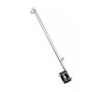 Zeiwohndc Bâton de montage de navire en métal avec cordon en nylon noir - Installation rapide - Composant décoratif pour bateau - Rails en acier inoxydable