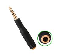 Zeiwohndc Câble d'extension pour casque audio 3,5 mm mâle vers 0,5 mm/4 pôles femelles Adaptateur stéréo Tête de conversion Tête de conversion