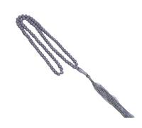 Zeiwohndc Chapelet de prière en bois lisse de 6 mm 99 fils - Design extensible - Unisexe - Pleine conscience et rituels quotidiens - Chapelet en acrylique