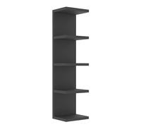 Zeiwohndc Étagère murale moderne en PVC - Solution de rangement polyvalente en 5 étapes pour n'importe quelle pièce de décoration de salle de maquillage