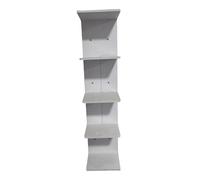 Zeiwohndc Étagère murale moderne en PVC - Solution de rangement polyvalente en 5 étapes pour n'importe quelle pièce de décoration de salle de maquillage