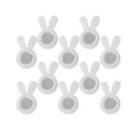 Zeiwohndc Fermoirs de boucles d'oreilles hypoallergéniques en silicone avec stabilisateur lourd en acrylique pour oreilles tombantes Design transparent en forme de cœur