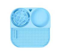 Zeiwohndc Gamelle d'alimentation lente pour chiens et félins - Antidérapante - Passe au lave-vaisselle - Favorise une meilleure digestion - Simple à entretenir - Mangeoire lente texturée pour animal