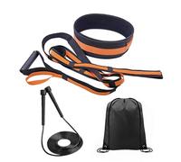 Zeiwohndc Kit d'entraînement de vitesse avec corde à sauter et sac de rangement, harnais de résistance à la surcharge, bande de résistance facile à utiliser, accessoires d'entraînement de force