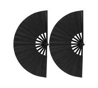 Zeiwohndc KungFu Éventail à main durable et scintillant pliable pour danse, événement, vie nocturne, accessoires faciles à transporter